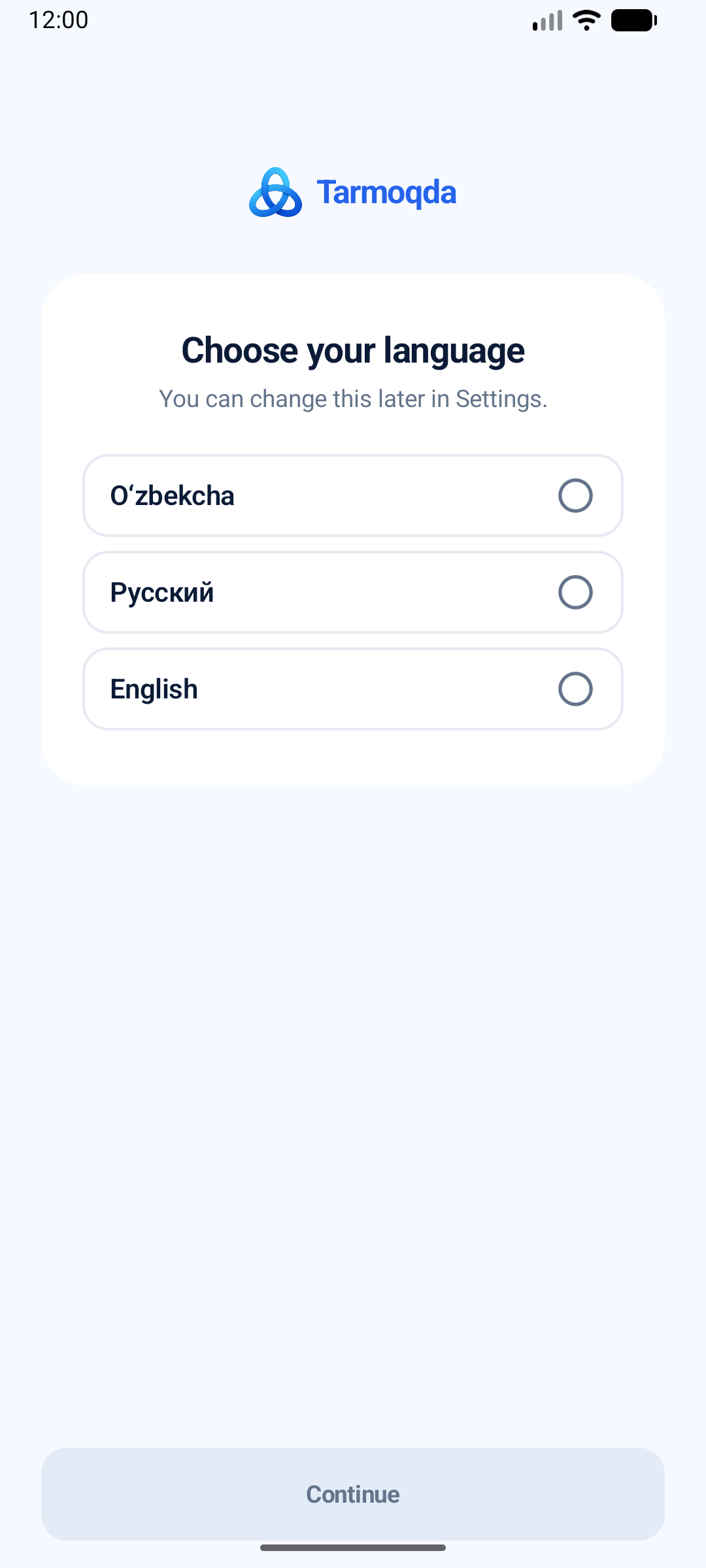 Tarmoqda — Application screenshot